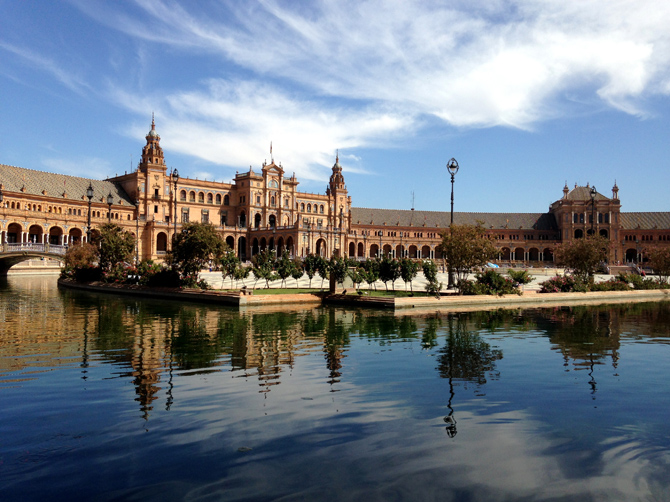 La plaza de España à Séville.