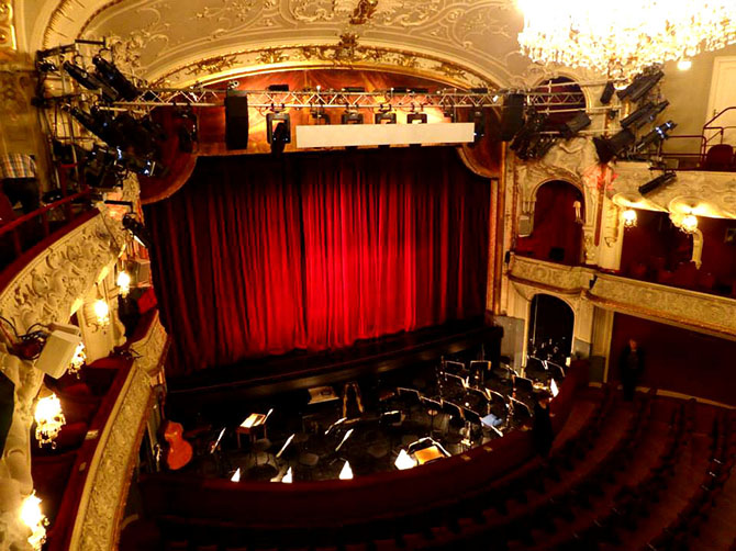 Le théâtre Salzburger Landestheater.