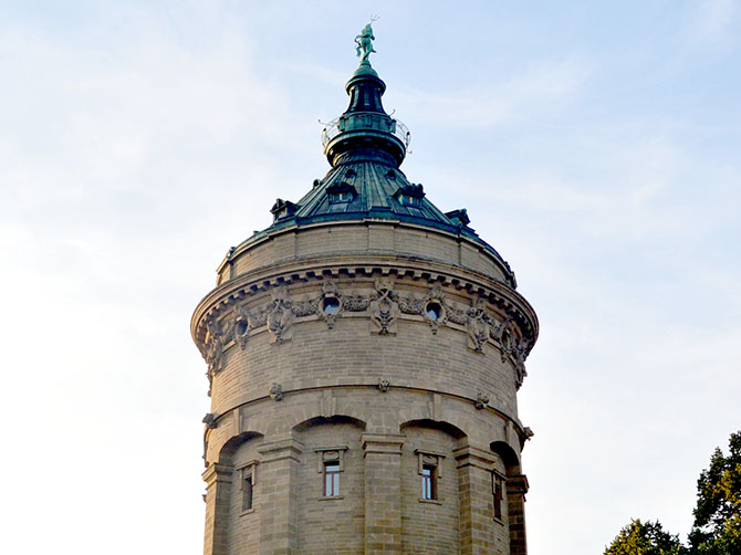 Château d'eau de Mannheim.